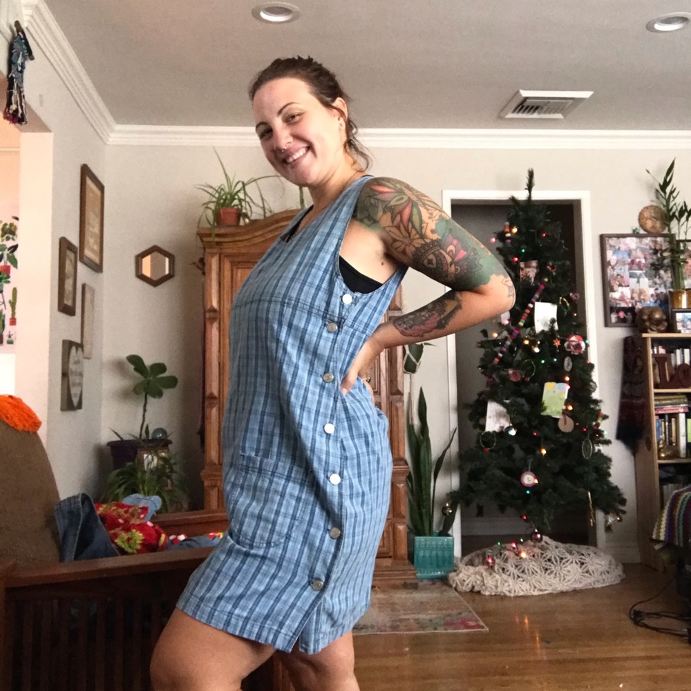 Vintage Pinafore Dress - Picture 4 of 11